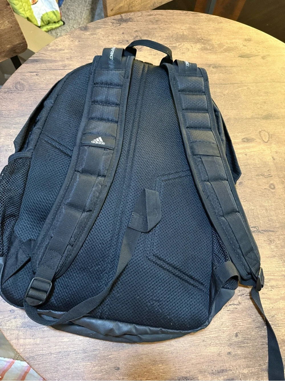 adidas Black Men's Multi‑Pocket Backpack